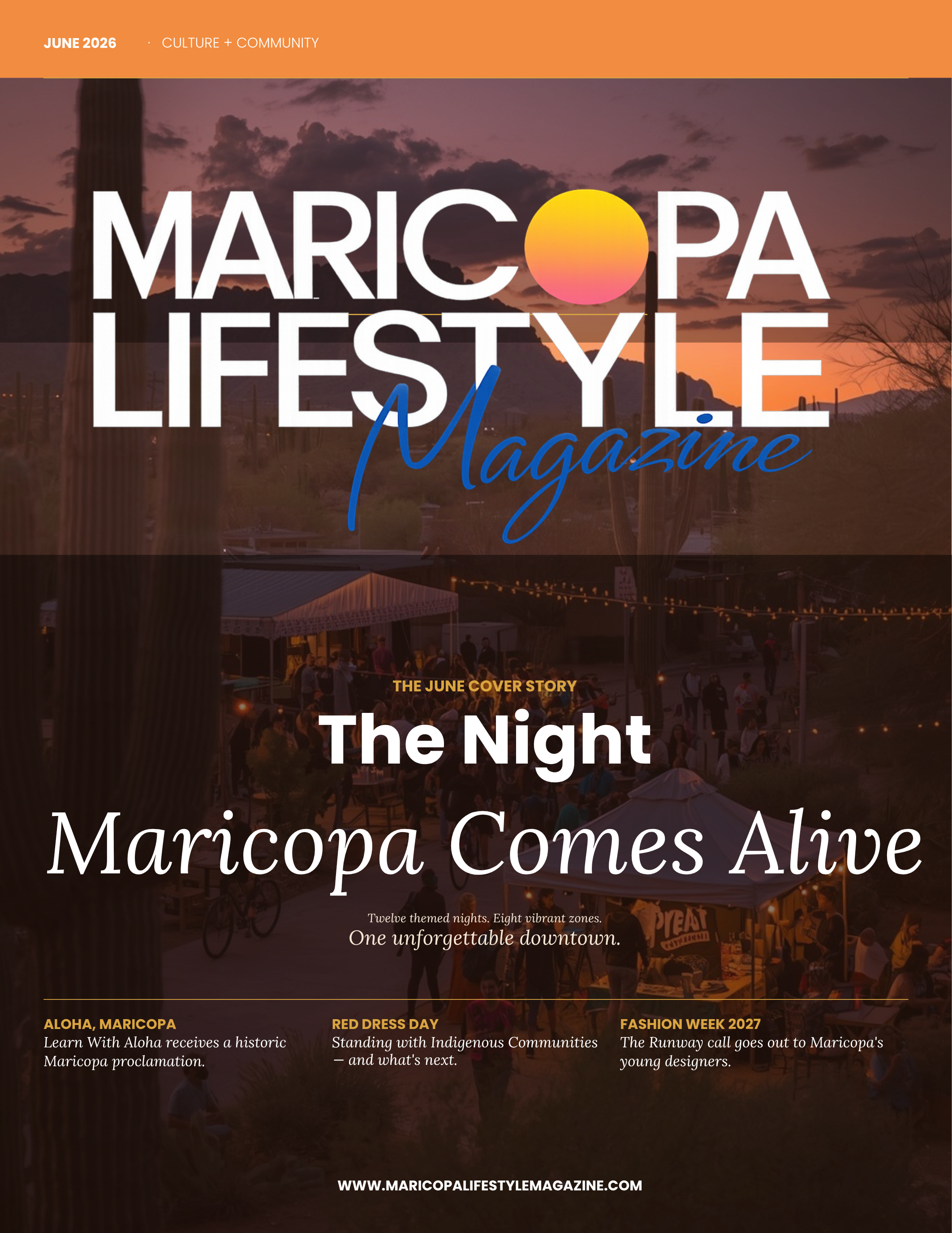 2026 June Issue: Maricopa Comes Alive cover